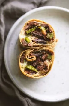 Beef Cheesesteak Wrap