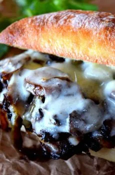 Mushroom Cheesesteak