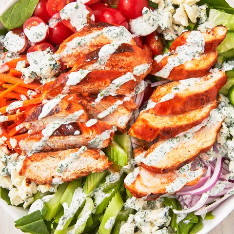 Buffalo Chicken Garden Salad
