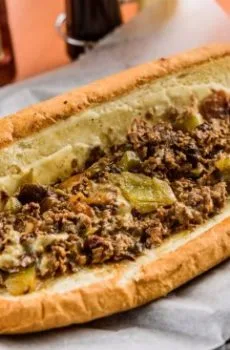 Green Pepper Cheesesteak