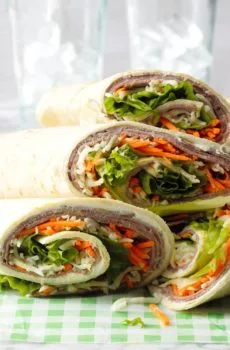 Roast Beef & Cheese Wrap
